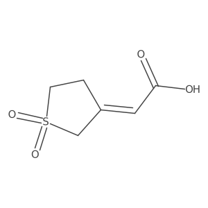 2-[(3z)-1,1-Dioxo-1lambda6-thiolan-3-ylidene]acetic acid Structure
