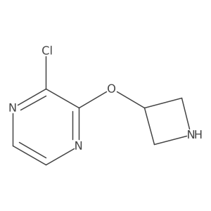 2-(Azetidin-3-yloxy)-3-chloropyrazine结构式