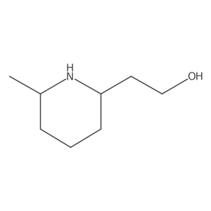 2-[(2R,6R)-6-Methylpiperidin-2-yl]ethanol结构式