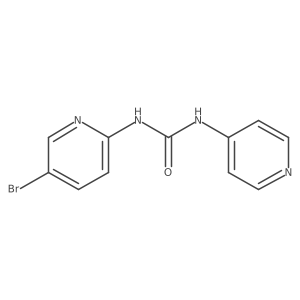 1-(5-Bromopyridin-2-yl)-3-pyridin-4-ylurea Structure