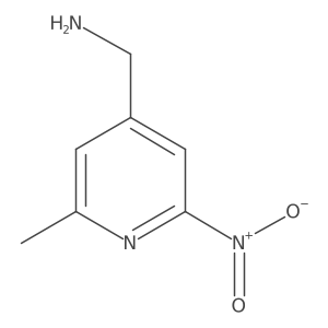 (2-Methyl-6-nitropyridin-4-YL)methylamine结构式