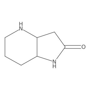 Octahydro-2H-pyrrolo[3,2-B]pyridin-2-one结构式