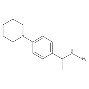 1-(4-Piperidin-1-ylphenyl)ethylhydrazine Structure