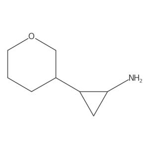 2-(Oxan-3-yl)cyclopropan-1-amine结构式