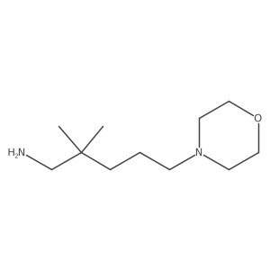 2,2-Dimethyl-5-morpholinopentan-1-amine Structure