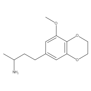 4-(8-Methoxy-2,3-dihydrobenzo[b][1,4]dioxin-6-yl)butan-2-amine结构式