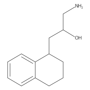 1-Amino-3-(1,2,3,4-tetrahydronaphthalen-1-yl)propan-2-ol Structure