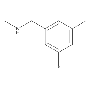 [(3-Fluoro-5-methylphenyl)methyl](methyl)amine结构式