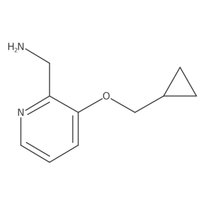 (3-(Cyclopropylmethoxy)pyridin-2-yl)methanamine结构式