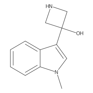 3-(1-methyl-1H-indol-3-yl)azetidin-3-ol Structure
