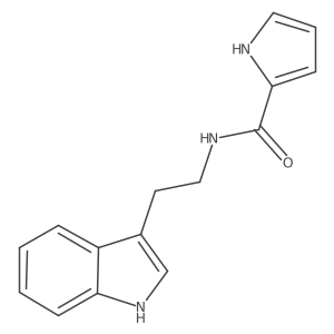 N-[2-(1H-indol-3-yl)ethyl]-1H-pyrrole-2-carboxamide结构式