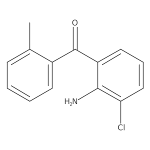 (2-Amino-3-chlorophenyl)-(2-methylphenyl)methanone Structure