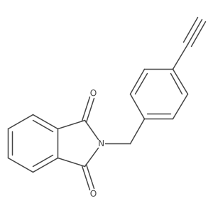 2-(4-Ethynylbenzyl)isoindoline-1,3-dione Structure