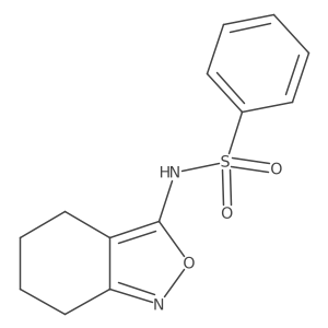 N-(4,5,6,7-tetrahydro-2,1-benzoxazol-3-yl)benzenesulfonamide Structure