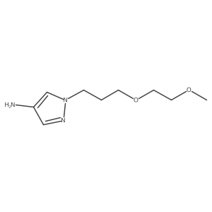 1-[3-(2-methoxyethoxy)propyl]-1H-pyrazol-4-amine Structure