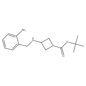 1,1-Dimethylethyl 3-[[(2-aminophenyl)methyl]amino]-1-azetidinecarboxylate Structure