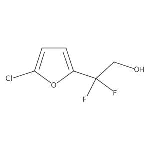 2-(5-Chlorofuran-2-yl)-2,2-difluoroethan-1-ol Structure