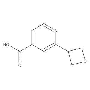 2-(Oxetan-3-yl)isonicotinic acid Structure