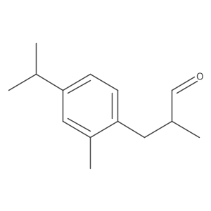 2-Methyl-3-(2-methyl-4-propan-2-ylphenyl)propanal结构式