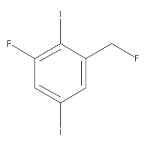 1,4-Diiodo-2-fluoro-6-(fluoromethyl)benzene Structure