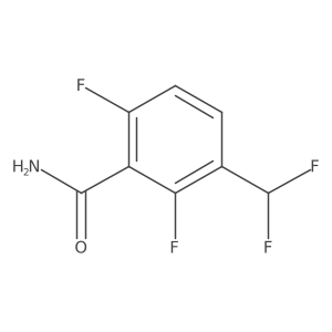 3-(Difluoromethyl)-2,6-difluorobenzamide结构式