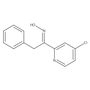 1-(4-Chloro-2-pyridinyl)-2-phenylethanone oxime Structure