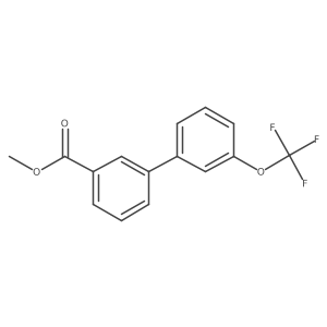 Methyl 3-[3-(trifluoromethoxy)phenyl]benzoate结构式