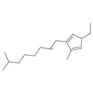 [(1-ethyl-3-methyl-1H-pyrazol-4-yl)methyl][3-(propan-2-yloxy)propyl]amine Structure