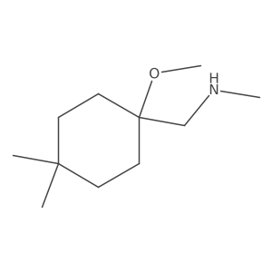 [(1-Methoxy-4,4-dimethylcyclohexyl)methyl](methyl)amine结构式