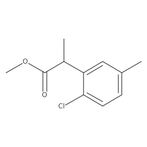 Methyl 2-(2-chloro-5-methylphenyl)propanoate结构式