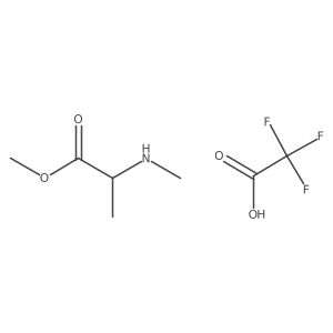 (S)-Methyl 2-(methylamino)propanoate 2,2,2-trifluoroacetate Structure