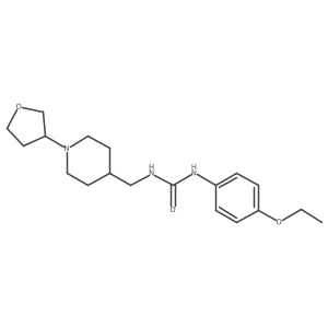 1-(4-Ethoxyphenyl)-3-((1-(tetrahydrofuran-3-yl)piperidin-4-yl)methyl)urea Structure