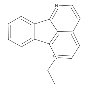Indeno[1,2,3-ij][2,7]naphthyridinium, 1-ethyl-结构式