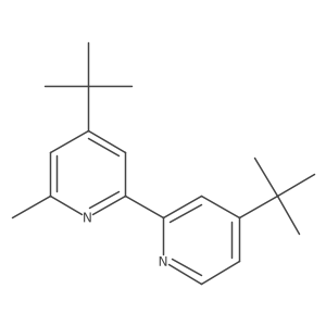 4,4'-Di-tert-butyl-6-methyl-2,2'-bipyridine Structure