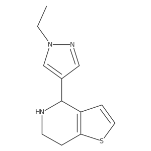 1-ethyl-4-{4H,5H,6H,7H-thieno[3,2-c]pyridin-4-yl}-1H-pyrazole Structure
