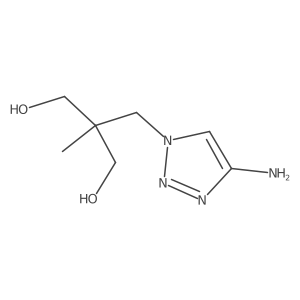 2-[(4-amino-1H-1,2,3-triazol-1-yl)methyl]-2-methylpropane-1,3-diol Structure
