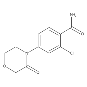 2-Chloro-4-(3-oxomorpholin-4-yl)benzamide Structure