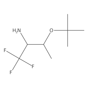(2S,3R)-3-(tert-butoxy)-1,1,1-trifluorobutan-2-amine Structure