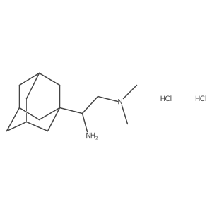 N-[2-(1-Adamantyl)-2-aminoethyl]-N,N-dimethylamine Structure
