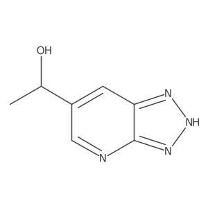 (1S)-1-{3H-[1,2,3]triazolo[4,5-b]pyridin-6-yl}ethan-1-ol结构式