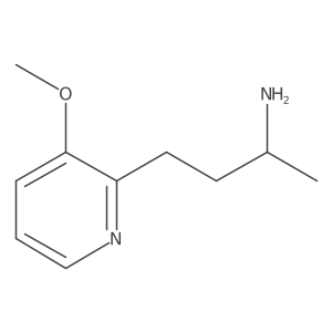 (2R)-4-(3-methoxypyridin-2-yl)butan-2-amine结构式