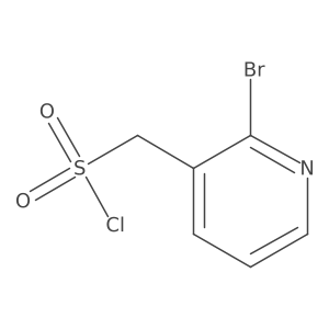 (2-Bromopyridin-3-yl)methanesulfonyl chloride Structure