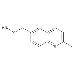 O-[(2-methylquinolin-6-yl)methyl]hydroxylamine Structure