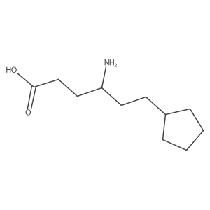 4-Amino-6-cyclopentylhexanoic acid Structure