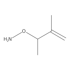 O-(3-methylbut-3-en-2-yl)hydroxylamine Structure