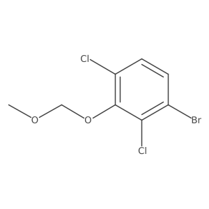 1-Bromo-2,4-dichloro-3-(methoxymethoxy)benzene结构式