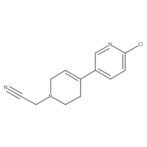 2-[4-(6-Chloropyridin-3-yl)-3,6-dihydro-2H-pyridin-1-yl]acetonitrile结构式