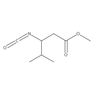 Methyl 3-isocyanato-4-methylpentanoate结构式