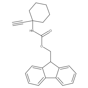 (9H-fluoren-9-yl)methyl N-(1-ethynylcyclohexyl)carbamate Structure