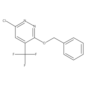 6-Chloro-3-(phenylmethoxy)-4-(trifluoromethyl)pyridazine Structure